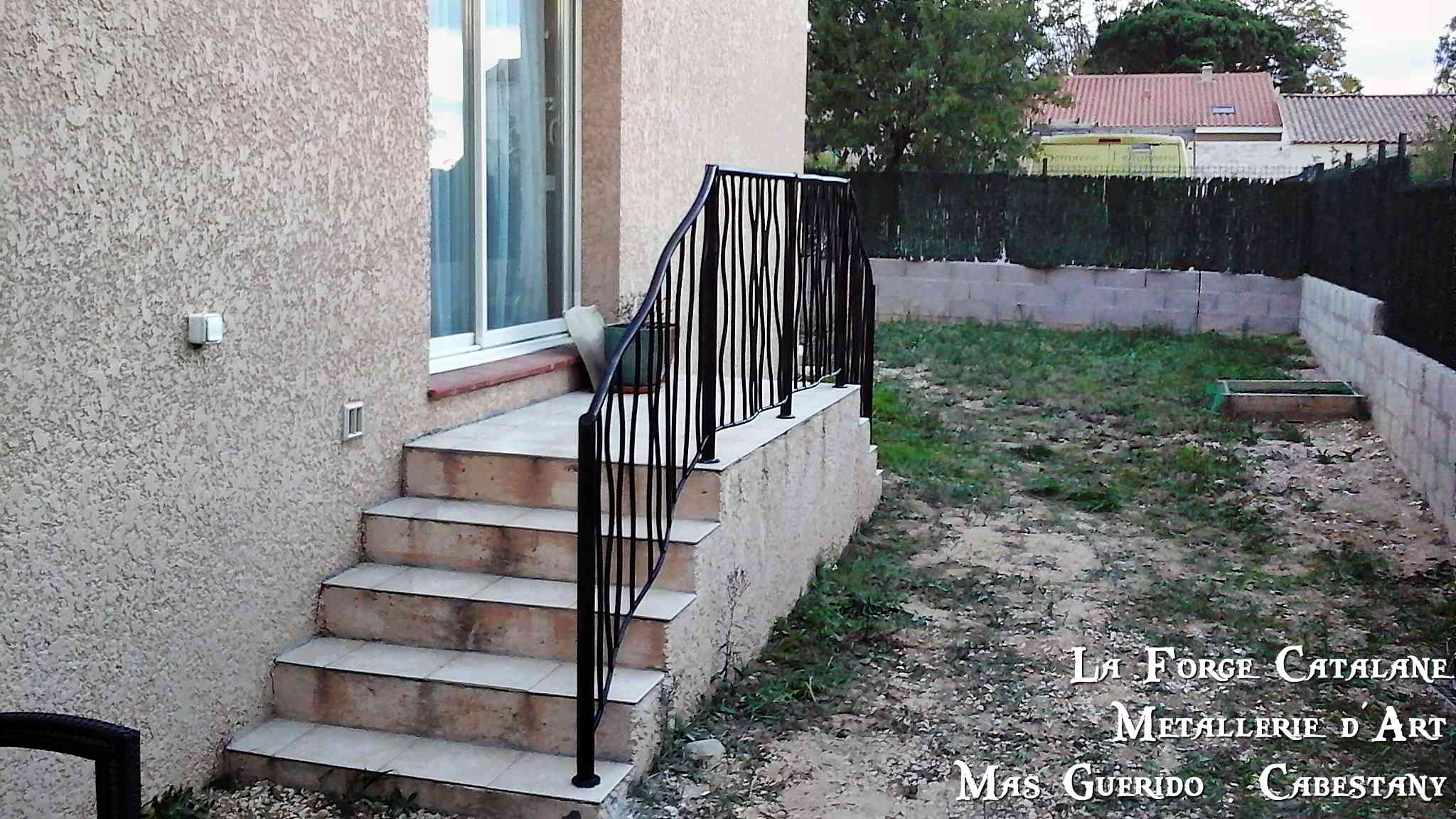 rambarde rampant rampe garde corps barreaux effet tordu fer La Forge Catalane (2).jpg